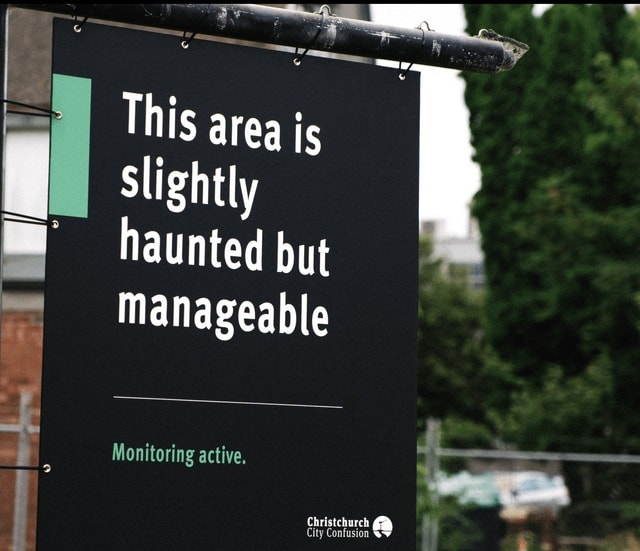 This place is slightly haunted.